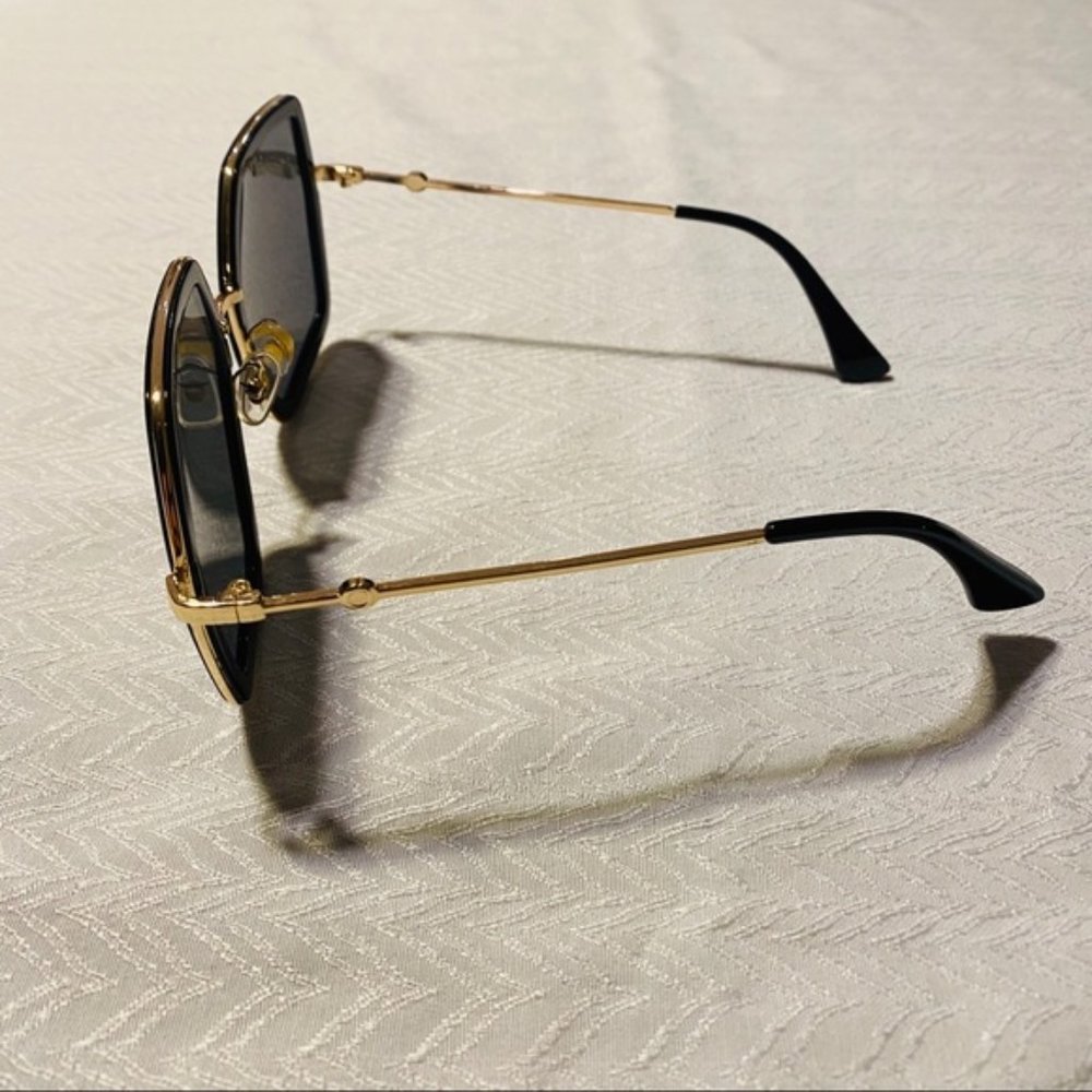 New Arrival! Oversized Hexagon Fashion Sunglasses - Picture 6 of 7